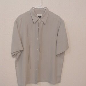 Concepts Elegant Gray Short Sleeve Shirt